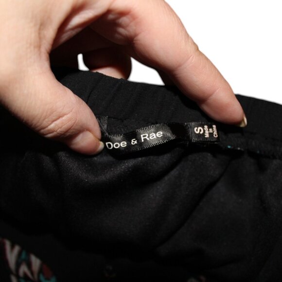 FALL SALE! Doe & Rae Maxi Dress COLORFUL GEOMETRIC PRINT S EUC - Picture 10 of 15